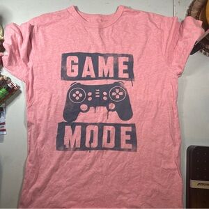 Children’s Place Pink Graphic Tee with Game Mode Print
